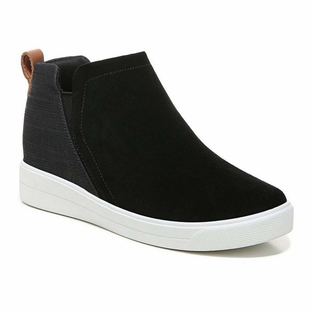 Ryka Black and White Slip-On Sneaker Boot